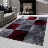 tapis rouge noir, tapis noir salon, tapis rouge et gris,tapis rouge design,tapis rouge moderne,tapis design,tapis salon