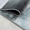 Tapis frisée effet 3D design moderne blue gris HARLEQUIN
