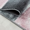 Tapis frisée effet 3D design moderne blue gris rose pink HARLEQUIN